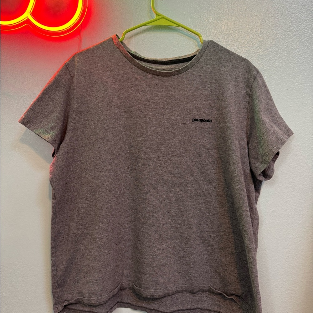 Patagonia Heather Gray Short-Sleeve Crew Tee